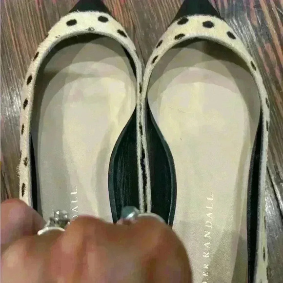Designer Loeffler And Randall Calfskin Pointed Toe Flats Sz 5.5 - Picture 3 of 7